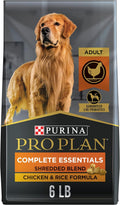 Pro Plan Adult Complete Essentials Shredded Blend Chicken & Rice Dry Dog Food