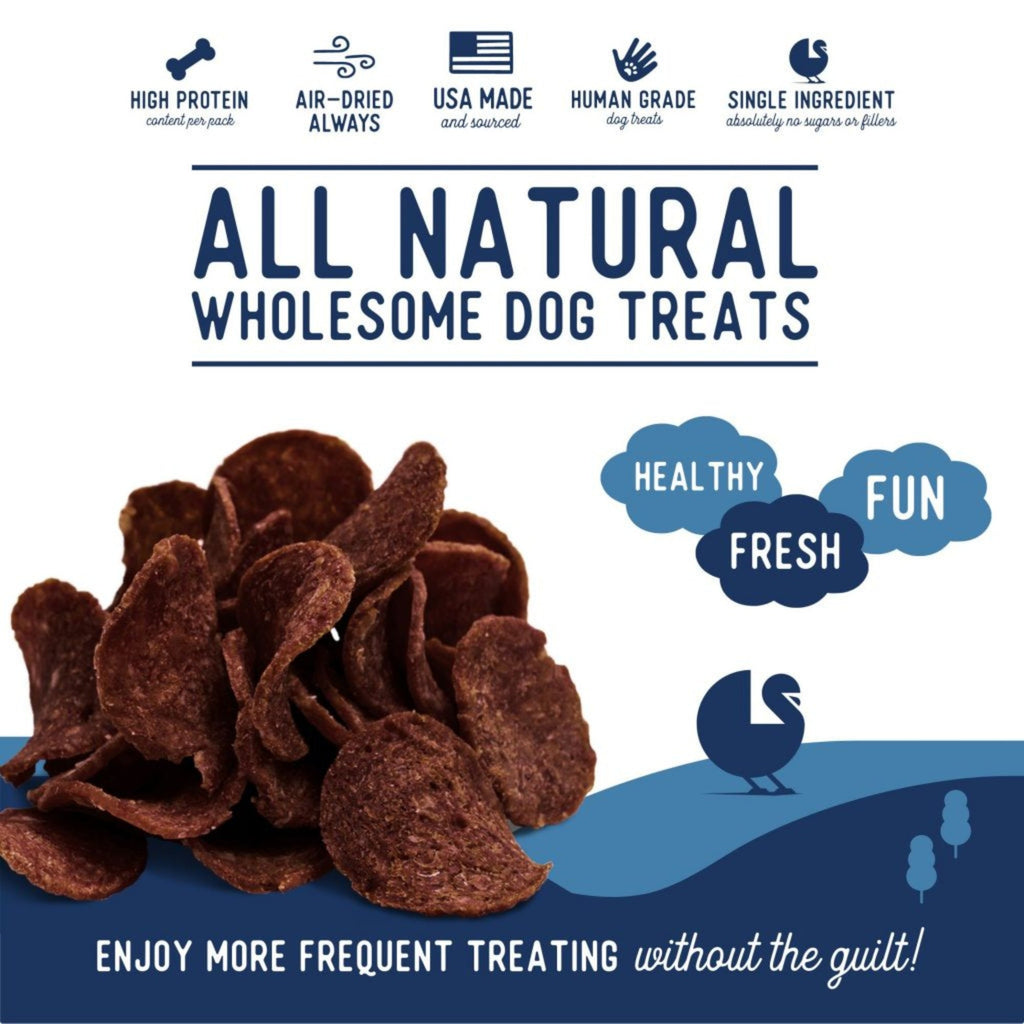 Beg & Barker Whole Turkey Chips Dog Treats 8oz