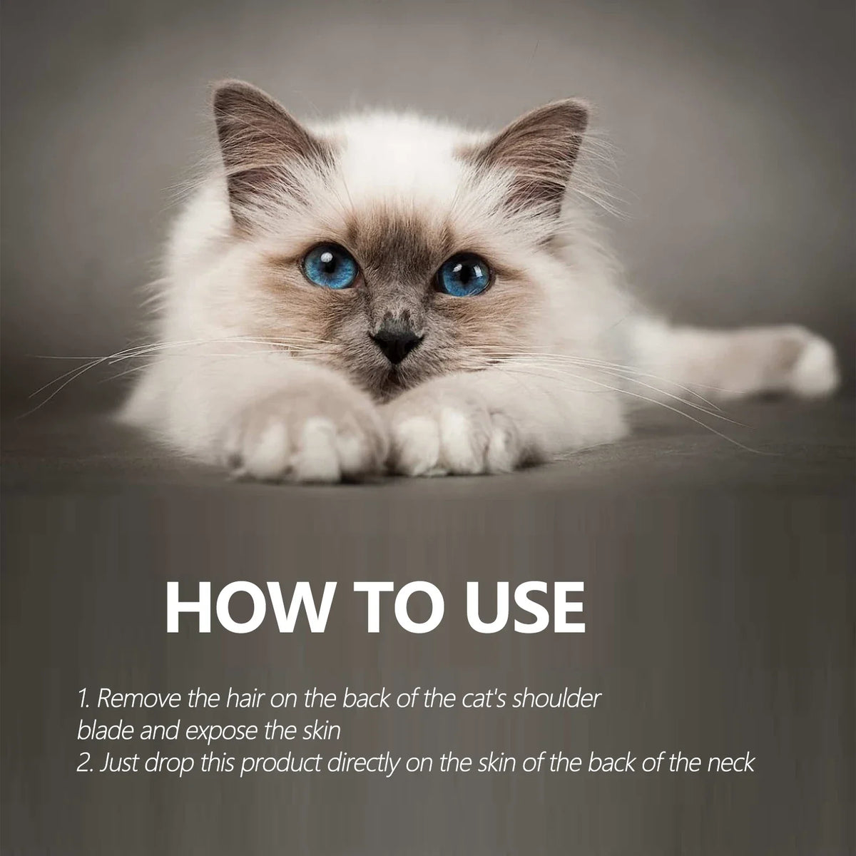 Pet Anti-flea Tick Drops for Cats and Dogs Natural Formula Skin Cleaning Fast-acting Protection Deworming for Pet Care