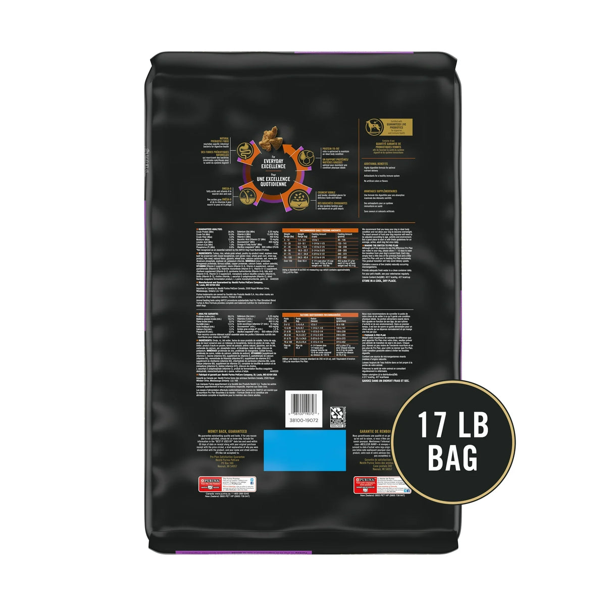 Pro Plan Adult Complete Essentials Turkey & Rice Probiotic Dry Dog Food