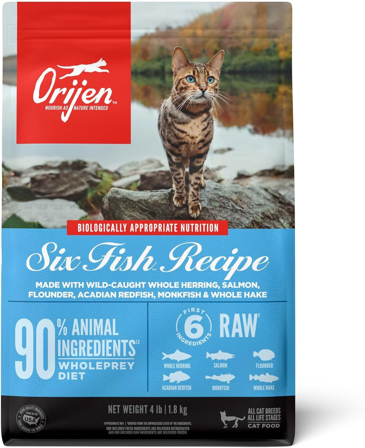 Orijen Six Fish Dry Cat Food