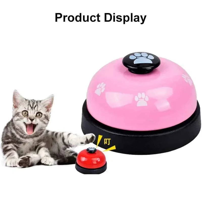 Pet Training Dinner Bell Toy – Interactive Training Tool for Dogs & Cats