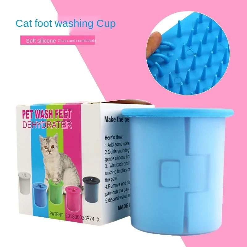 Pet Supplies for Small and Large Dogs - Dog Paw Cleaner Cup, Silicone Pet Feet Washer, Cat Paw Cleaning Tool, Portable