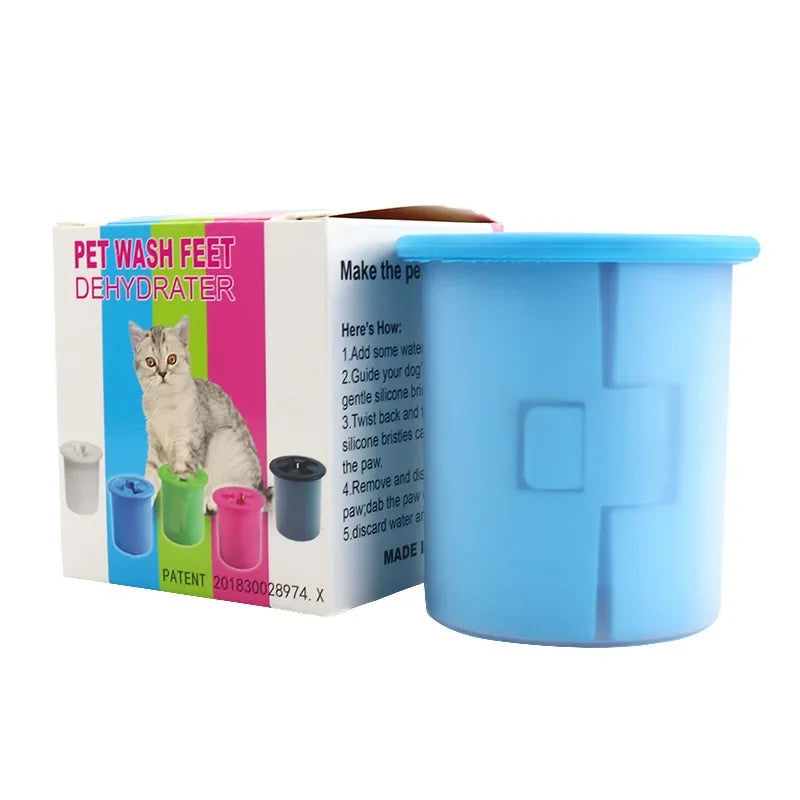 Pet Supplies for Small and Large Dogs - Dog Paw Cleaner Cup, Silicone Pet Feet Washer, Cat Paw Cleaning Tool, Portable